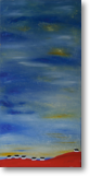 Häuser3 – Acryl auf Leinwand – Bildgröße: 50x100 cm – Preis: € 250