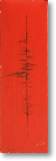 Schwarz, Rot, Gold1 – Acryl auf Leinwand – Bildgröße: 30x95 cm – Preis: € 250