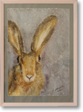 Mein Hase – Aquarell 42x58 cm – Rahmen 50x70 cm – Preis: € 500