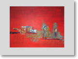 Begegnung – Acryl auf Holz – 150x120 cm – € 500 (verkauft)